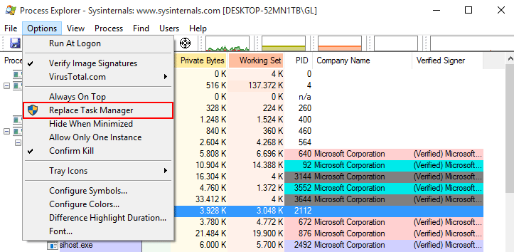 Ενδείξεις Συστήματος για Επεξεργαστή, RAM, Δίκτυο, Δίσκο 12