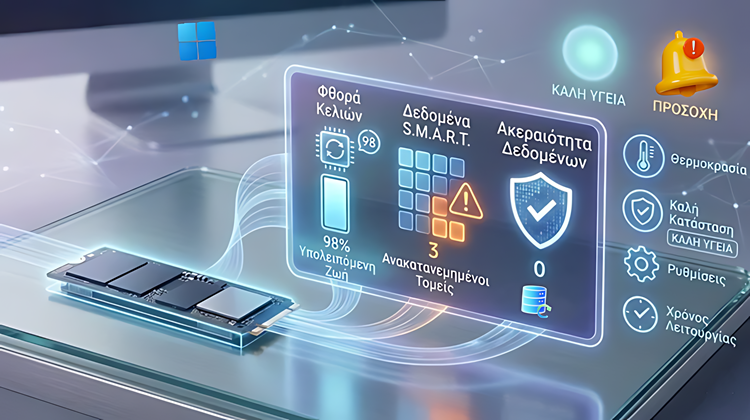 S.M.A.R.T: &Pi;ώ&sigmaf; &Nu;&alpha; &Epsilon;&iota;&delta;&omicron;&pi;&omicron;&iota;&omicron;ύ&mu;&alpha;&iota; &Alpha;&upsilon;&tau;ό&mu;&alpha;&tau;&alpha; &Pi;&rho;&iota;&nu; &omicron; SSD &Alpha;&sigma;&tau;&omicron;&chi;ή&sigma;&epsilon;&iota; &Omicron;&rho;&iota;&sigma;&tau;&iota;&kappa;ά