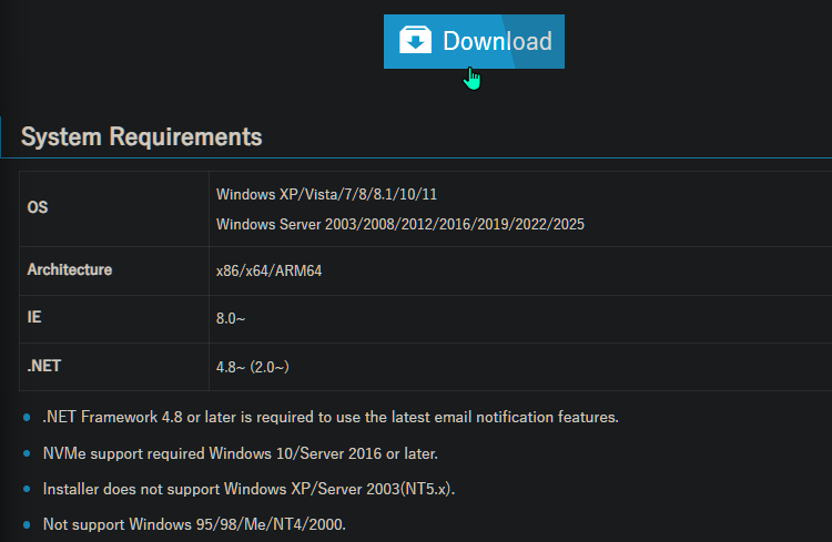 SSD CrystalDisklnfo SMART Data 3αα