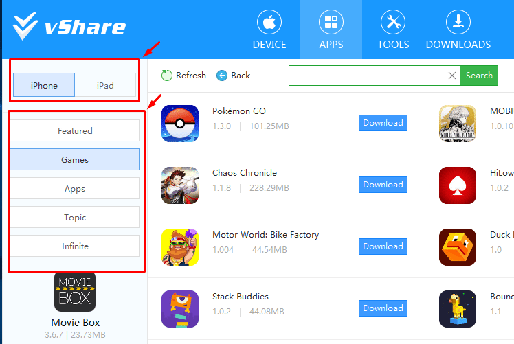 Εναλλακτικό Apple App Store 19