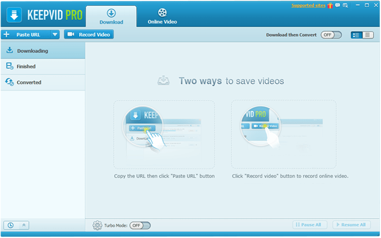 Παρουσίαση KeepVid Pro 1