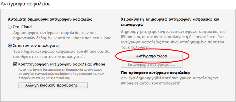 Όλες οι Μέθοδοι για Αντίγραφα Ασφαλείας σε iPhone backup iPad 05