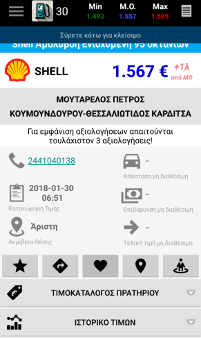 Φθηνή Βενζίνη Τα Φθηνότερα Πρατήρια Με το FuelGR