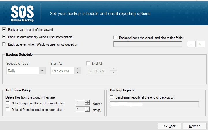 αυτόματο cloud backup