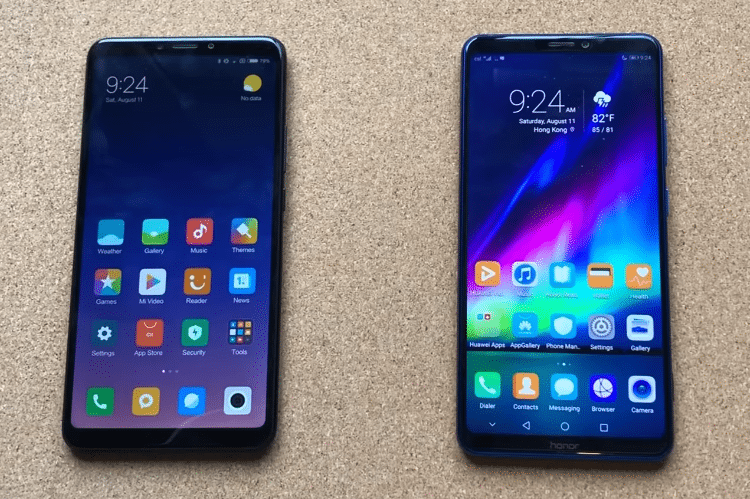 Xiaomi Mi Max 3 VS. Honor Note 10 13αα