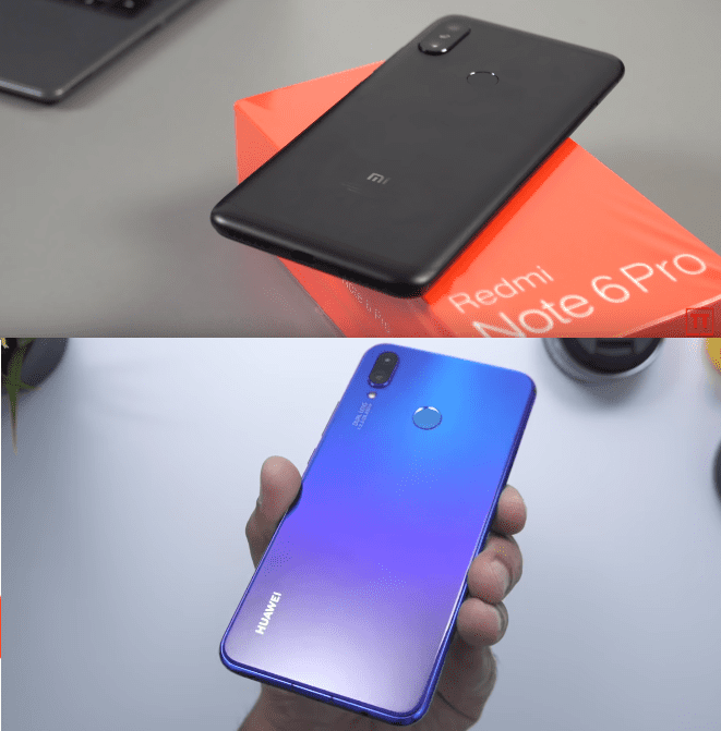 Redmi Note 6 Pro vs Huawei Nova 3i 20α