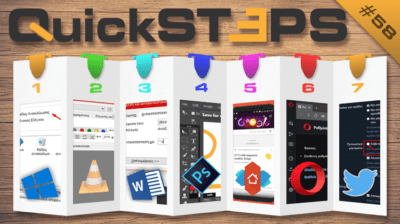 QuickSteps#58 - Σκούρο θέμα Opera, Επαναφορά κάδου ανακύκλωσης, Διεπαφή VLC