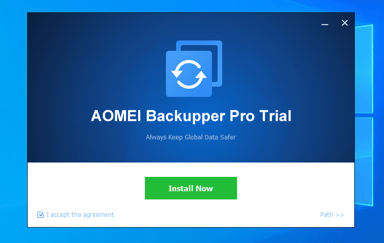 Πλήρες Windows Backup Image με το AOMEI Backupper Pro 1 (1)