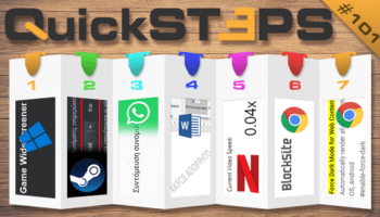 QuickSteps#101 - Slow Motion Netflix, Μπλοκάρισμα Ιστοσελίδων