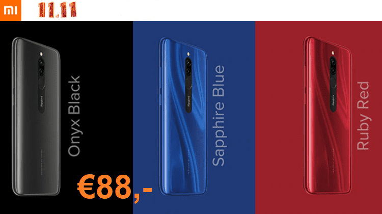 Προσφορές 11.11 Στα Νέα Xiaomi Redmi 8 Global, 3 Χρώματα