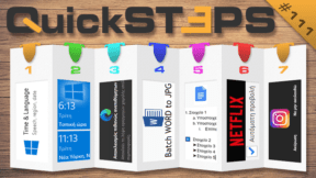 QuickSteps#111 - Autoplay Netflix, Ξεκαθάρισμα Instagram, Γλώσσα Windows 10