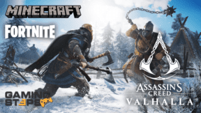 GamingSteps#20200502 - Assassin's Creed Valhalla, Fortnite Party Royale, Minecraft City of Orario