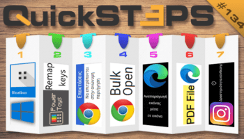 QuickSteps#134 - Windows 10 Bloatware, Πρόσθετα Στο Incognito Mode, PiP Στον Edge