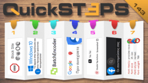 QuickSteps#143 - Αντίγραφα Ασφαλείας, Απαγορευμένα Site, Μετατροπή Αρχείων Ήχου