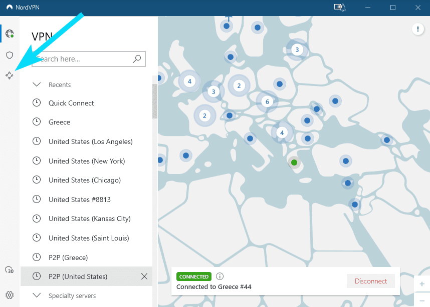 NordVPN Meshnet 1ααα