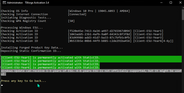 ESU Windows IoT Windows 10 2aα