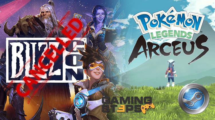 GamingSteps#20210528 - Κονσόλα SteamPal, Pokemon Legends: Arceus, BlizzCon 2021