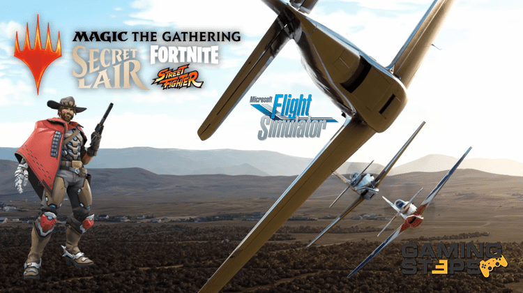 GamingSteps#20210828 - Κάρτες Fortnite Στο MTG, Αγώνες Flight Simulator, Μετονομασία McCree