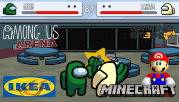 GamingSteps#20210918 - Gaming Προϊόντα ΙΚΕΑ, Mario 64 Στο Minecraft, Among Us Arena