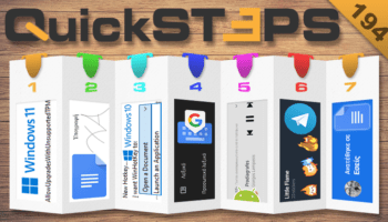 QuickSteps#194 - Windows 11 Σε Μη Συμβατό PC, Υπογραφή Με Τα Έγγραφα Google, Προσωπικό Λεξικό Gboard