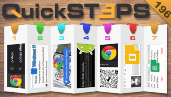 QuickSteps#196 - Πλήρες Μενού Δεξί Κλικ Windows 11, Αυτόματο Dark Mode Android, QR Code Chrome