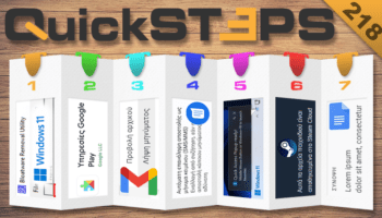 QuickSteps#218 - Windows 11 Bloatware, Κατέβασμα Steam Save, Ενημέρωση Google Play Services