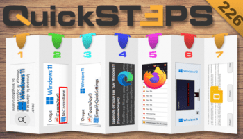 QuickSteps#226 - Οθόνη Σύνδεσης Και Μπλοκάρισμα Ρυθμίσεων Windows 11, GIF Για Φόντο, Καρτέλες Firefox