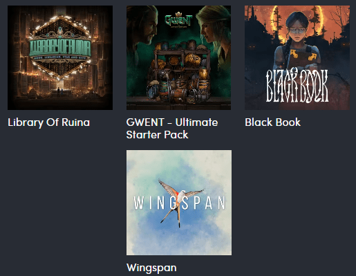 GWENT & Wingspan Offers In Deck-Building Humble Bundle