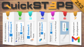 QuickSteps#252 - Απεριόριστες Διευθύνσεις Gmail, Κωδικός Χρήστη Και Επαναφορά Οδηγών Windows 11