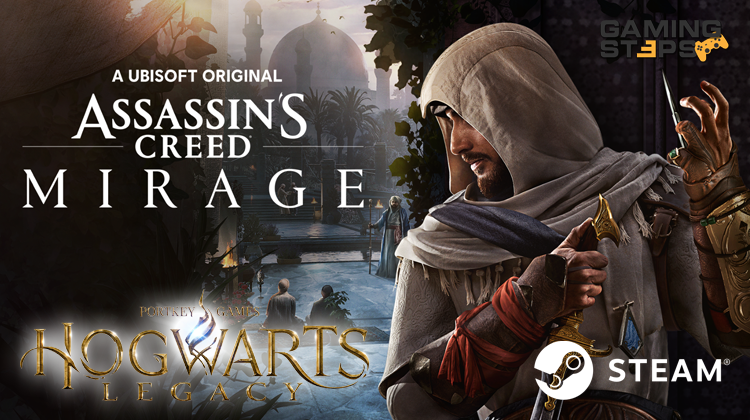 GamingSteps#20230114 - Έκταση Assassin's Creed Mirage, Απαιτήσεις Hogwarts Legacy, Ρεκόρ Χρηστών Steam