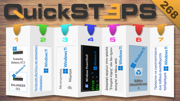 QuickSteps#268 - Αποστολή Email Με Το Power Shell, Μπλοκάρισμα Εγκατάστασης Προγραμμάτων, Διαγραφή EXIF