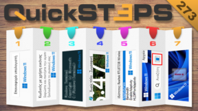 QuickSteps#273 - Επαναφορά Συστήματος, Κλείδωμα Λογαριασμού, Αρχεία Στη Γραμμή Εργασιών Στα Windows 11