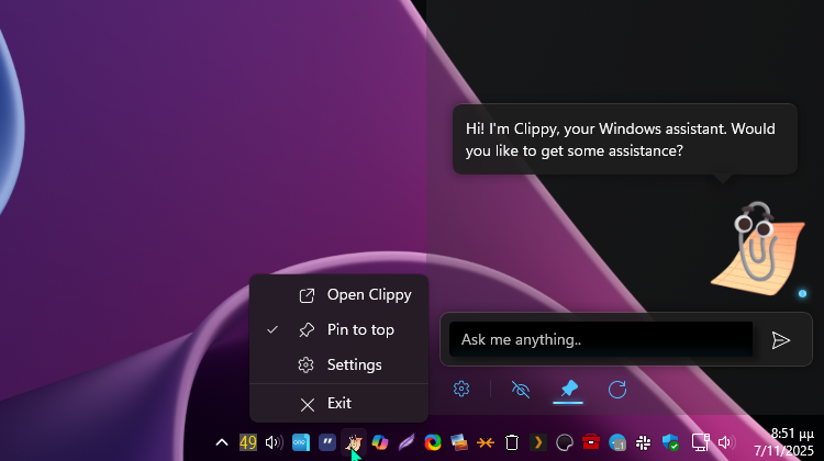 Ψηφιακός Βοηθός Paperclip Clippy
