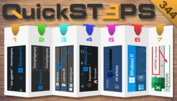 QuickSteps#344 - Έλεγχος Χώρου Στον Δίσκο Και Σκούρο Θέμα Windows 11, Αυτόματα Πεζά Και Κεφαλαία Excel