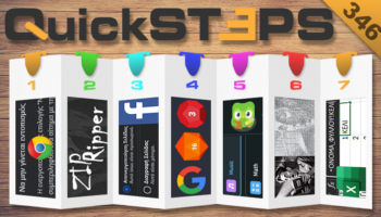 QuickSteps#346 - Do Not Track Στον Google Chrome, Ξεκλείδωμα Αρχείων ZIP Και PDF, Διαγραφή Σελίδας Facebook