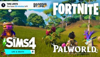 GamingSteps#20241005 - Περιορισμός Χρόνου Χρήσης Του Fortnite, Το Palworld Και Στα Κινητά, The Sims 4 Life and Death