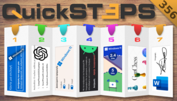 QuickSteps#356 - Επαναφορά Windows 11 PC, Δημιουργία Κωδικών Με Το ChatGPT, Υπογραφή Εγγράφων Στο Word