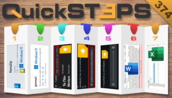 QuickSteps#374 - Εναλλακτική Του 7-Zip, Το Gemma 3 Στα Windows 11, Φωνητικές Σημειώσεις Google Και Μεταγραφή