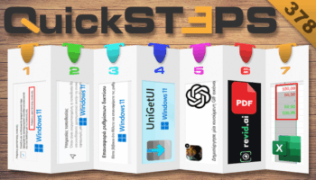 QuickSteps#378 - Παρακολούθηση Τοποθεσίας Windows 11, GIF Με Το ChatGPT, Δωρεάν Μετατροπή PDF Σε Βίντεο Με AI