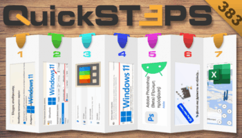QuickSteps#383 - Όριο Ειδοποίησης Μπαταρίας Στα Windows 11, Δωρεάν Photoshop Στο Android, Δωρεάν AI Βίντεο