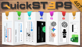 QuickSteps#407 - Γρήγορα Windows 11 Και AI Στο Δεξί Κλικ, Ιστορικό Ειδοποιήσεων Android, Voice Mode Στο ChatGPT