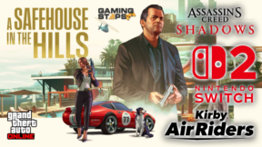 GamingSteps#20251206 - Ο Michael De Santa Στο GTA Online, Assassin's Creed Shadows Στο Switch 2, Kirby Air Riders Fix