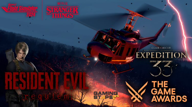 GamingSteps#20251213 - Leon S. Kennedy Στο Resident Evil Requiem, Stranger Things Στο Flight Simulator, Game Awards