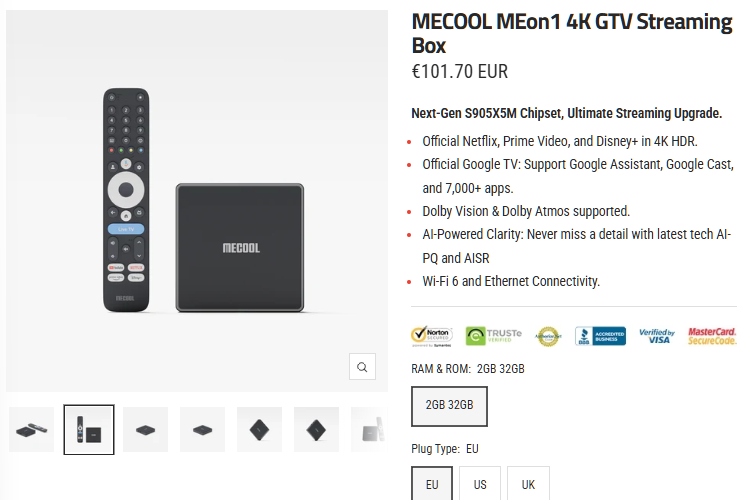 αγορά TV Box 22