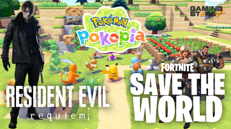 GamingSteps#20260314 - Ρεκόρ Για Το Pokopia, Δωρεάν Το Save the World Του Fortnite, Resident Evil Requiem Story Expansion