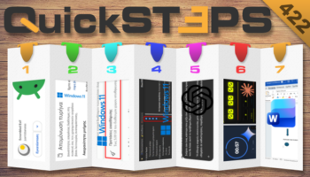 QuickSteps#422 - Αυξημένη Ιδιωτικότητα Android, Βελτιωμένα FPS Windows, Προτροπές Ζώων Και Vibe Coding Με AI