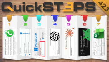 QuickSteps#423 - Ιδιωτικότητα Στο WhatsApp, Ταχύτερες Λήψεις Στο Microsoft Store, Ροδέλα Κύλισης Στο Android