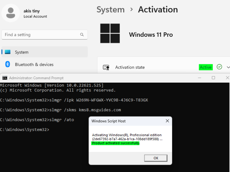 Windows 11 Pro με Windows Light mode 10μ