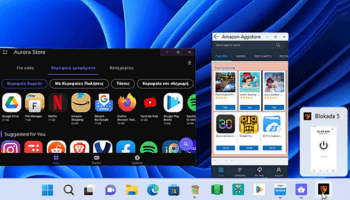 FEATURED Android Σε Windows Amazon Appstore & Aurora Store Πλάγια Εγκατάσταση APK 10AA