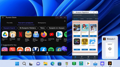 FEATURED Android Σε Windows Amazon Appstore & Aurora Store Πλάγια Εγκατάσταση APK 10AA
